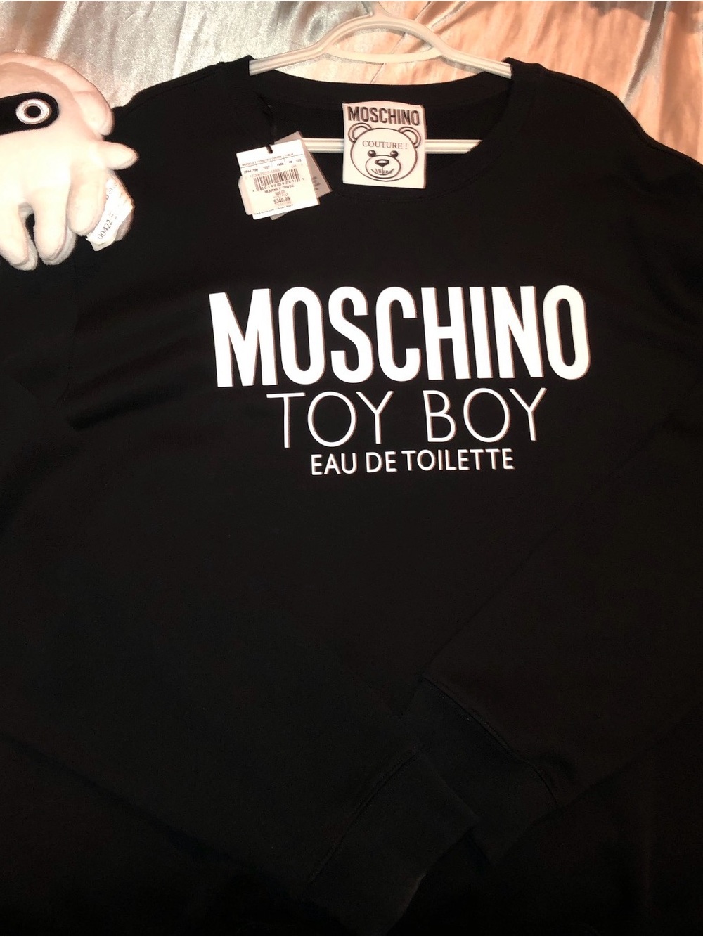 Moschino "Toy Boy" Black Logo Sweatshirt